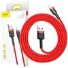 Baseus Cafule USB Lightning kabelis 2.4A 1m - Juoda / Raudona