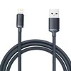 Baseus Crystal Shine kabelis USB į Lightning, 2.4A, 2m juodos spalvos
