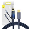 Baseus Explorer, USB-C prie Lightning kabelis, 20W, 1m (Mėlyna)
