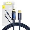 Baseus Explorer, USB-C prie Lightning kabelis, 20W, 1m (Mėlyna)
