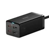 Baseus GaN5 Pro sieninis įkroviklis 2xUSB-C + USB + HDMI, 67 W (juodas)