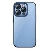 Baseus Glitter skaidrus dėklas ir grūdintas stiklas, skirtas iPhone 14 Pro (mėlynas)
