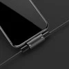 Baseus L46 audio adapteris Lightning-2x Lightning - Juoda