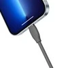Baseus Jelly kabelis USB į Lightning, 2,4A, 1,2m juodos spalvos