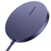 Baseus Simple Mini3 magnetinis belaidis įkroviklis 15 W (dulkėta violetinė)