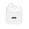 Baseus Super Si greitas įkroviklis 1C 25W su USB-C į USB-C kabeliu 1m - Baltas