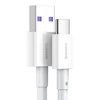Baseus Superior serijos kabelis USB-C 66W 2m - Baltas