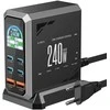 „Blitzwolf BW-S31“ 2xUSB-A, 4xUSB-C, PD, 240 W tinklo įkroviklis.