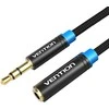 Vention Pintas 3.5 mm garso ilgintuvas 1.5 m ventiliacija VAB-B06-B150-M juoda