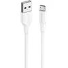 Vention USB 2.0 kištukas į mikro-B kištukas 2A 1m ventiliacija CTIWF (balta)