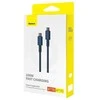 Baseus Tungsten Gold kabelis USB-C - USB-C 100W 2m - Mėlynas