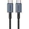 USB-C kabelis su USB-C Choetech XCC-1014, PD 60W 1.2 m (juodas)
