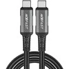 Laidas iš USB-C į USB-C Acefast C1-09, 48 W, 1 m (juodai pilkas)