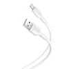 XO kabelis NB212 USB - Lightning 1,0 m 2,1A baltos spalvos