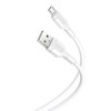 XO kabelis NB212 USB - microUSB 1,0 m 2,1A baltos spalvos