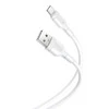 USB laidas į USB-C XO NB212 2.1A 1m (baltas)