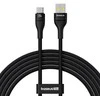 Įkrovimo kabelis Baseus Flash 2 USB į USB-C 100W, 2m (juodas)