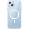 Baseus Crystal serijos magnetinis dėklas, skirtas iPhone 14 Plus + grūdintas stiklas