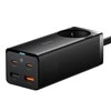 Įkroviklis Baseus GaN3 Pro Desktop Powerstrip AC/2xType-C/2xUSB 65W juodas PSZM000901
