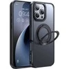 McDodo PC-4932 MagSafe dėklas iPhone 16 Pro su stovu (juodas)