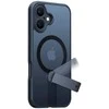 Dėklas Torras Pstand Spin Case, skirtas iPhone 16 (juodas)