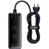 Skaitmeninis įkroviklis Baseus GaN, 3x USB-C + USB + DC, 240 W + kabelis 1 m (juodas)