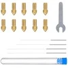ELEGOO Neptune 4/4 Pro žalvarinių antgalių rinkinys (0.2 mm x2, 0.4 mm x4, 0.6 mm x2, 0.8 mm x2)