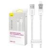 Greito įkrovimo kabelis Baseus USB-A su Lightning Explorer Series 2m, 2.4A (baltas)