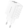 Foneng EU53 2xUSB-A, 2.4A maitinimo įkroviklis (baltas)