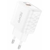 Foneng EU56 1xUSB-A, 1xUSB-C, 20W maitinimo įkroviklis (baltas)