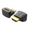 Vention HDMI adapterio ventiliacija AIOB0 90 laipsnių vyriškas ir moteriškas (juodas)