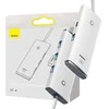 Baseus Lite serijos šakotuvas 4 viename USB-C 4x USB 3.0 + USB-C, 2 m (Fehér)