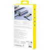 „Baseus UltraJoy“ 4in1 šakotuvas USB-A ir USB-C į 4xUSB3.0 + USB-C (pilka)