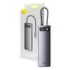 Hub USB-C 12in1 Baseus Metal Gleam Series Pilkas