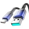 Joyroom USB-A USB-C kabelis S-A42 3A 1.2m juodos spalvos