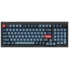 Keychron V5 Max QMK/VIA RGB Knob Raudona Switch Belaidė mechaninė klaviatūra (juodas)