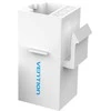 Keystone Jack Cat.5E UTP Vention VDD-B11-W, 10 vnt., balta