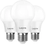 LEPRO 100089-WW-EU-3 LED Bulb, E27, A60, 8.5W (60W), 806 lm, 2700K (warm baltas), 180°, 3-pack