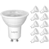 LEPRO 200084-WW-EU-10 GU10 Dimmable LED Bulb, 4.5W, 345 lm, 2700K, 38°, 10-pack