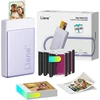 Liene Pearl N200 Pro 2x3" Portable Photo Spausdintuvas Kit (Violetinė)