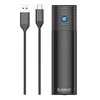 M.2 SATA išorinio disko korpusas Orico PWM2-BK-EP USB-C 5Gbps – juodas