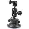 PULUZ suction cup mount for sports cameras (DJI, GoPro, Insta360) PU545B (juodas)