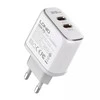 MFi sieninis įkroviklis LDNIO A2528M, 2xUSB-C, USB-C iki Lightning 35W