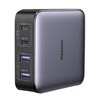 Nexode įkroviklis UGREEN CD327, 2x USB-C, 2x USB-A, GaN, 65W (pilka)