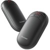 Ocoopa UT3 Lite 2x2500 mAh rankų šildytuvas, USB-C, juoda/juoda