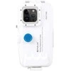 Plastikinis vandeniui atsparus telefono dėklas Puluz skirtas iPhone 14 Plus/Pro Max/13 Pro Max/12 Pro Max/11 Pro Max (baltas)