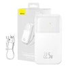 Powerbank Baseus Comet 10000mAh, 22,5W (balta)