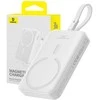 Powerbank Baseus Magnetic Mini 10000mAh 30W MagSafe (balta)