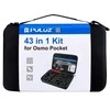 Puluz 43 in 1 priedų rinkinys Ultimate Combo skirtas DJI Osmo Pocket
