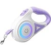 Rojeco Dog automatinis pavadėlis LED 5 m (violetinė)